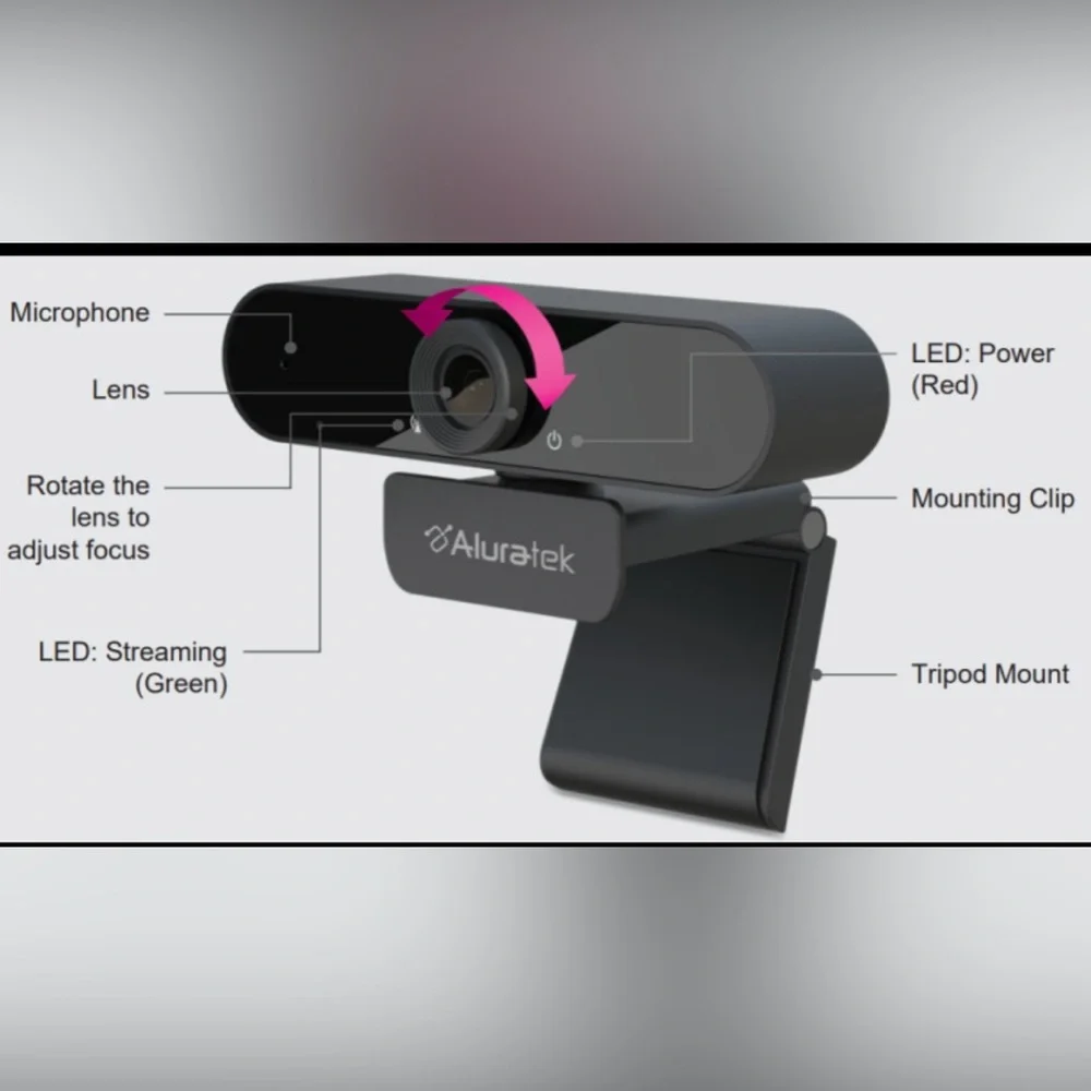 Aluratek HD Webcam